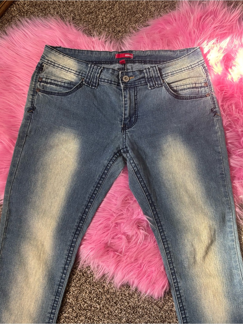 Bongo Y2K Low Rise Straight Leg Jeans Size 13